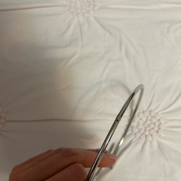 Silver clou necklace / choker - Picture 8 of 9